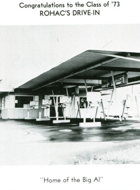 Rohacs Drive-In - 1973 Yearbook Photo